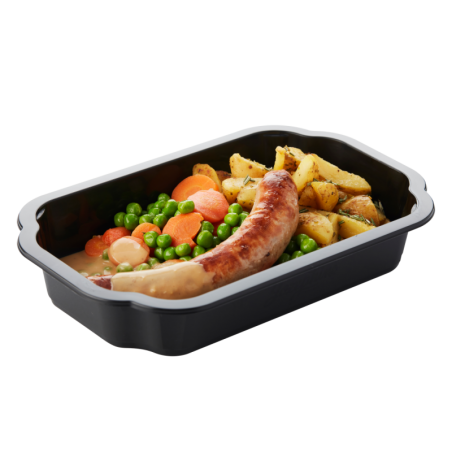 Saucisse sauce moutarde et...