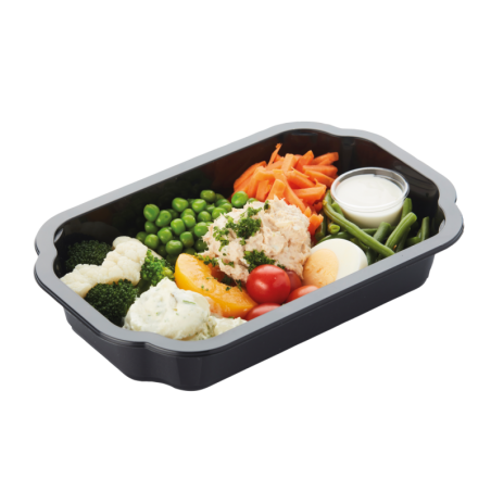Assiette froide avec pêche...