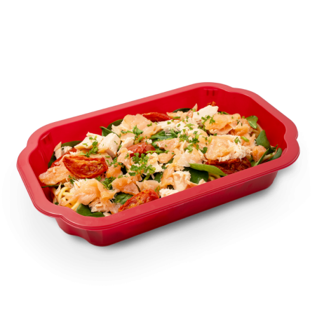 Linguine au saumon et aux...