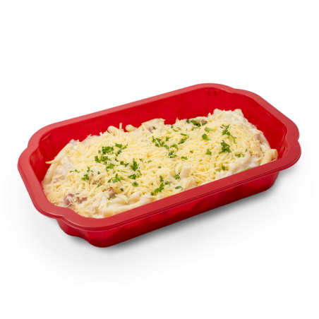 Macaroni met hesp en...
