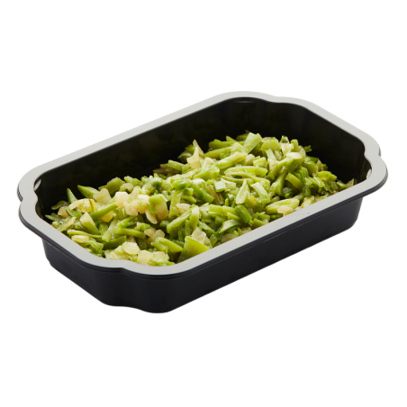 Haricots plats étuvés