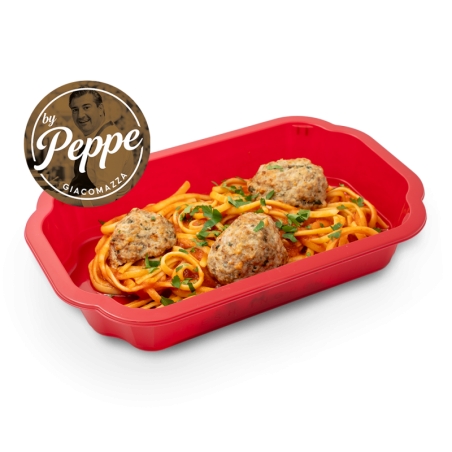 Linguine avec polpette dans...