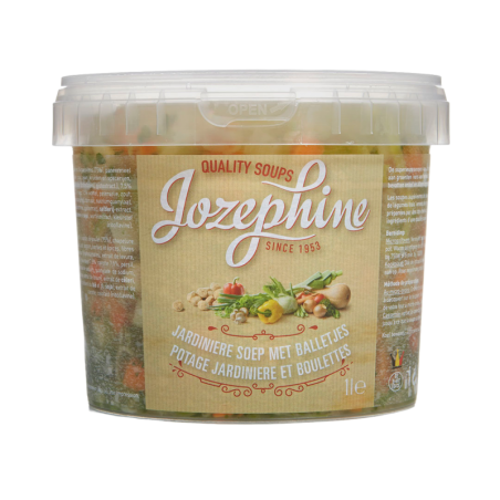 Soupe jardinière aux boulettes